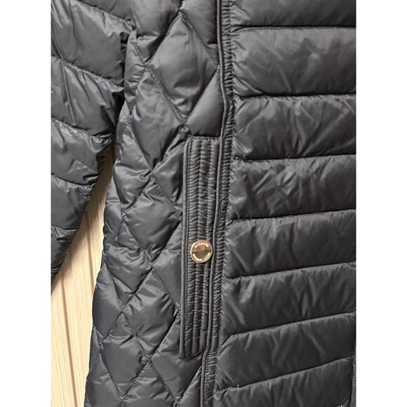 Michael Michael Kors Packable Down Puffer Jacket Black Women’s Size M - Picture 6 of 14